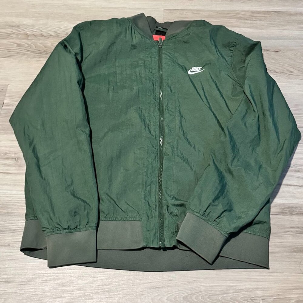 (L) Nike Track Full Zip Jacket Coat Y2K Windbreaker Long Sleeve